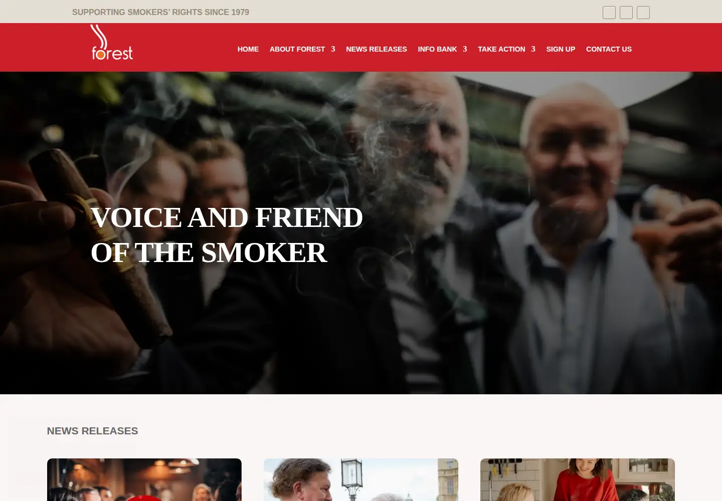 Screenshot of forestonline.org