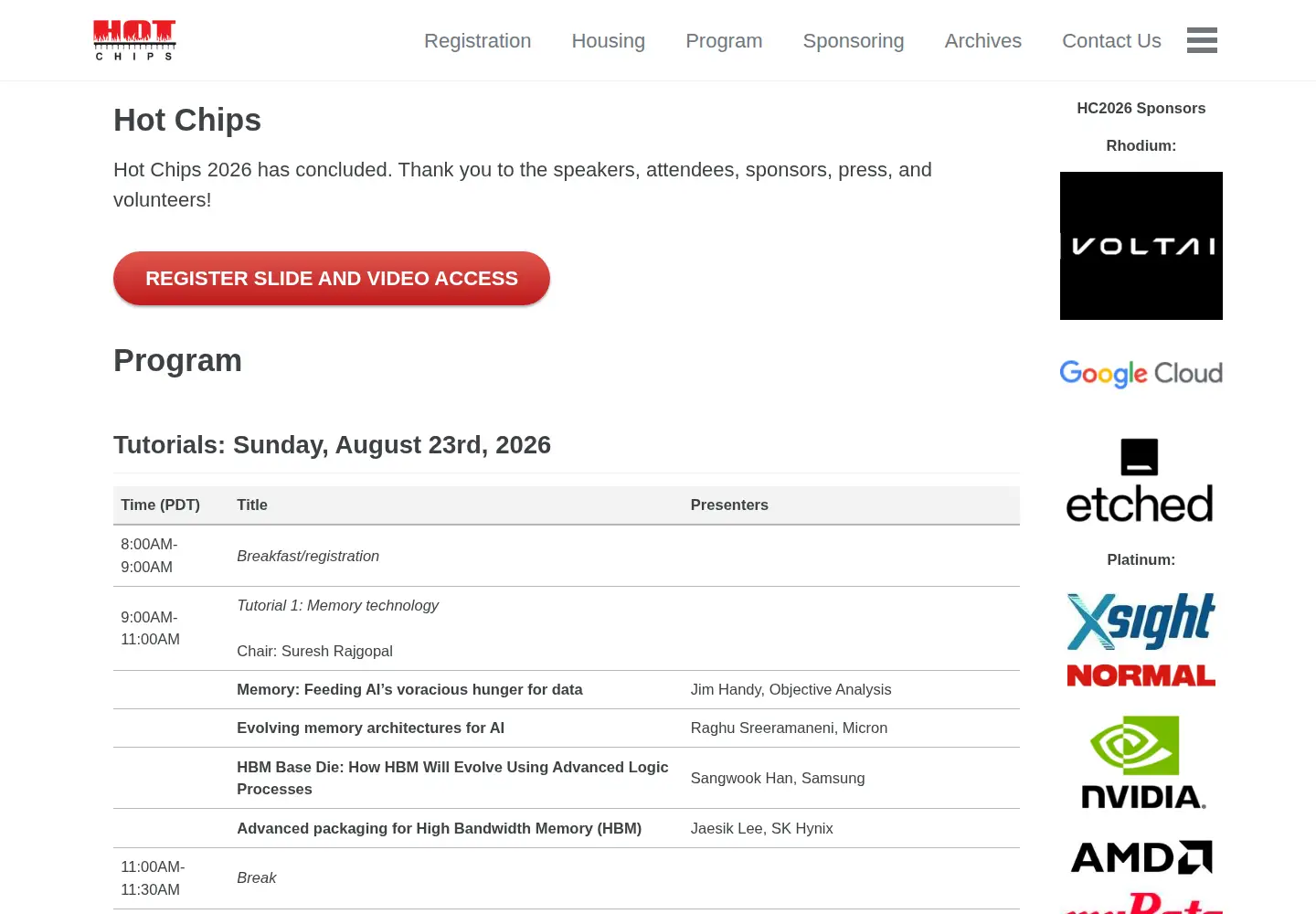 Screenshot of hotchips.org