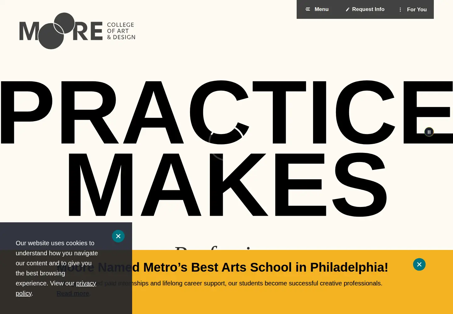 Screenshot of moore.edu
