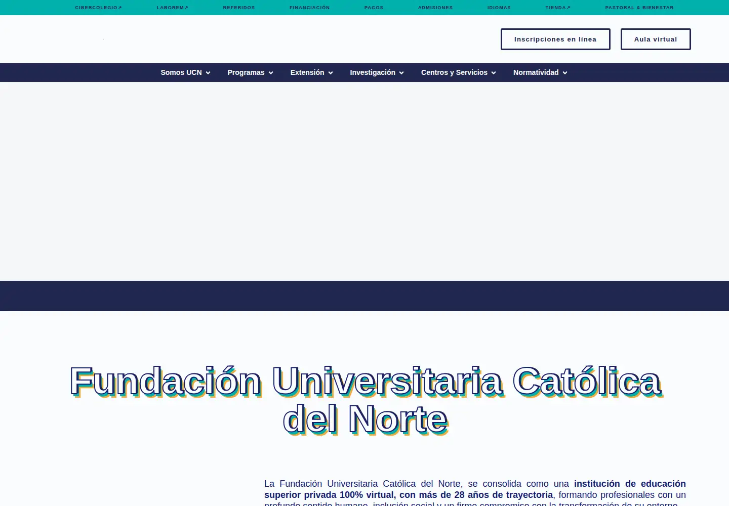 Screenshot of ucn.edu.co