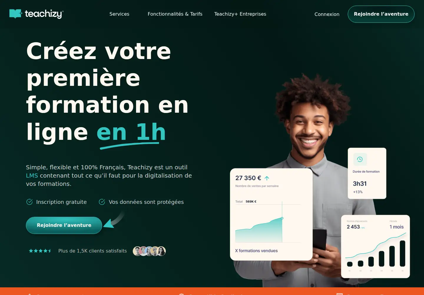 Screenshot of teachizy.fr