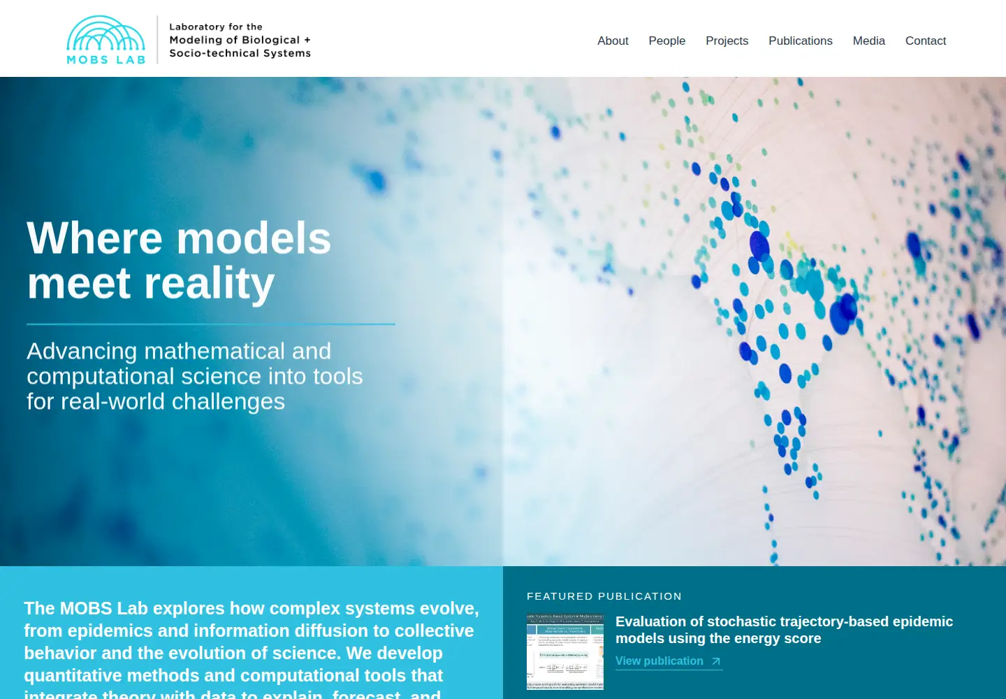 Captured homepage of mobs-lab.org in the current scan