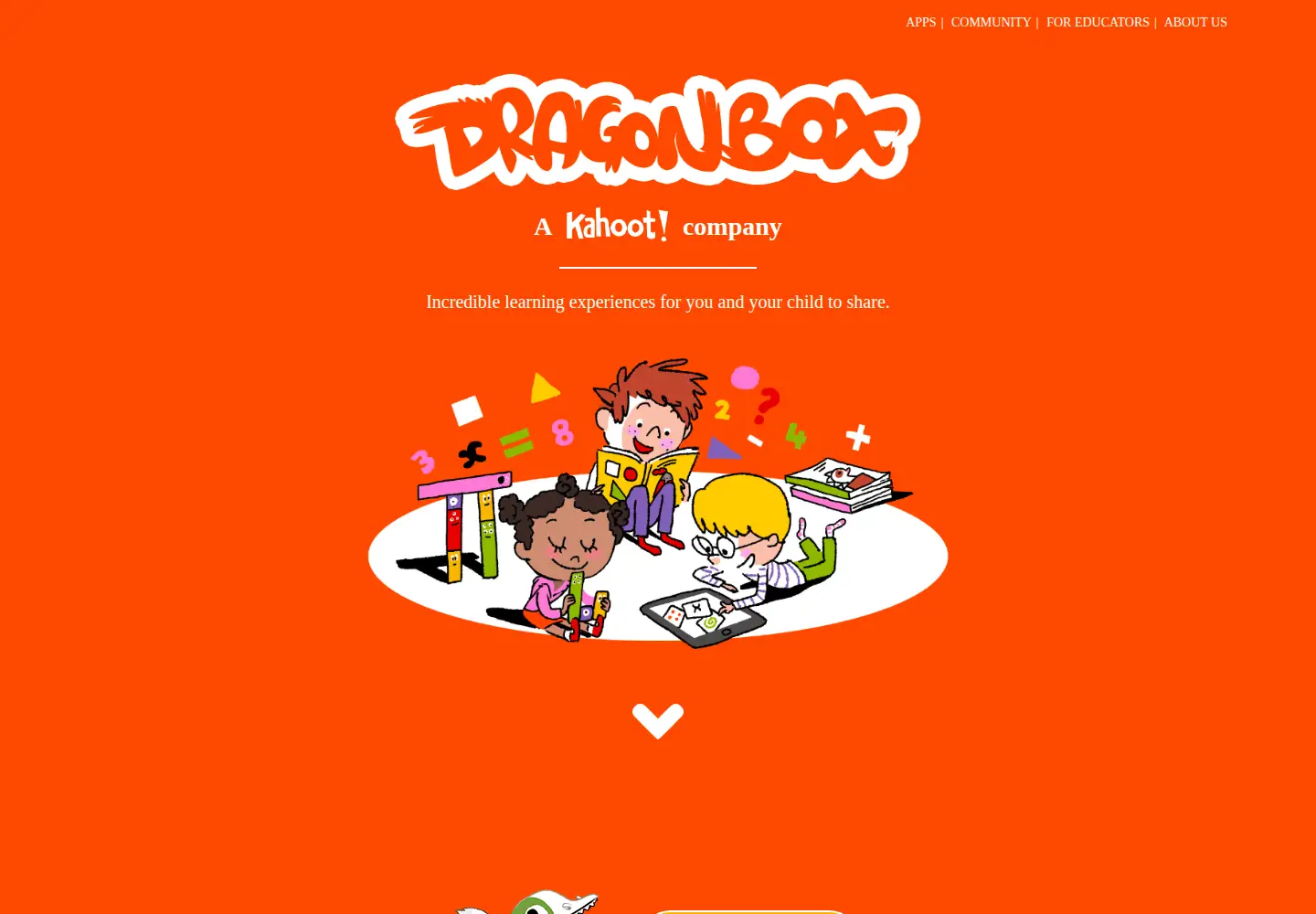 Screenshot of dragonbox.com