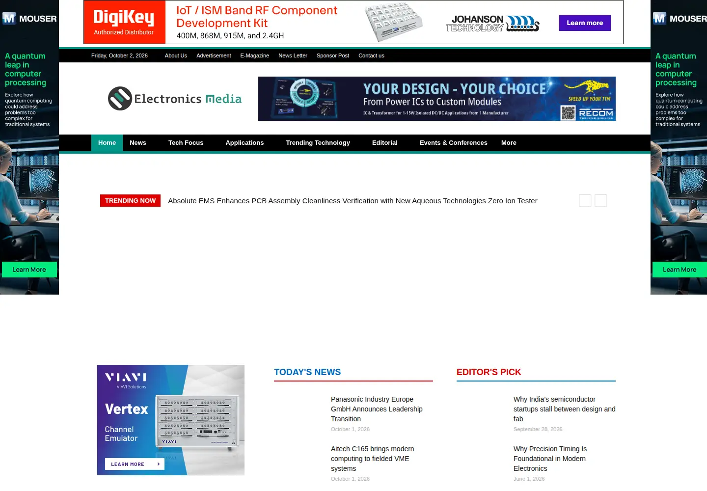 Screenshot of electronicsmedia.info