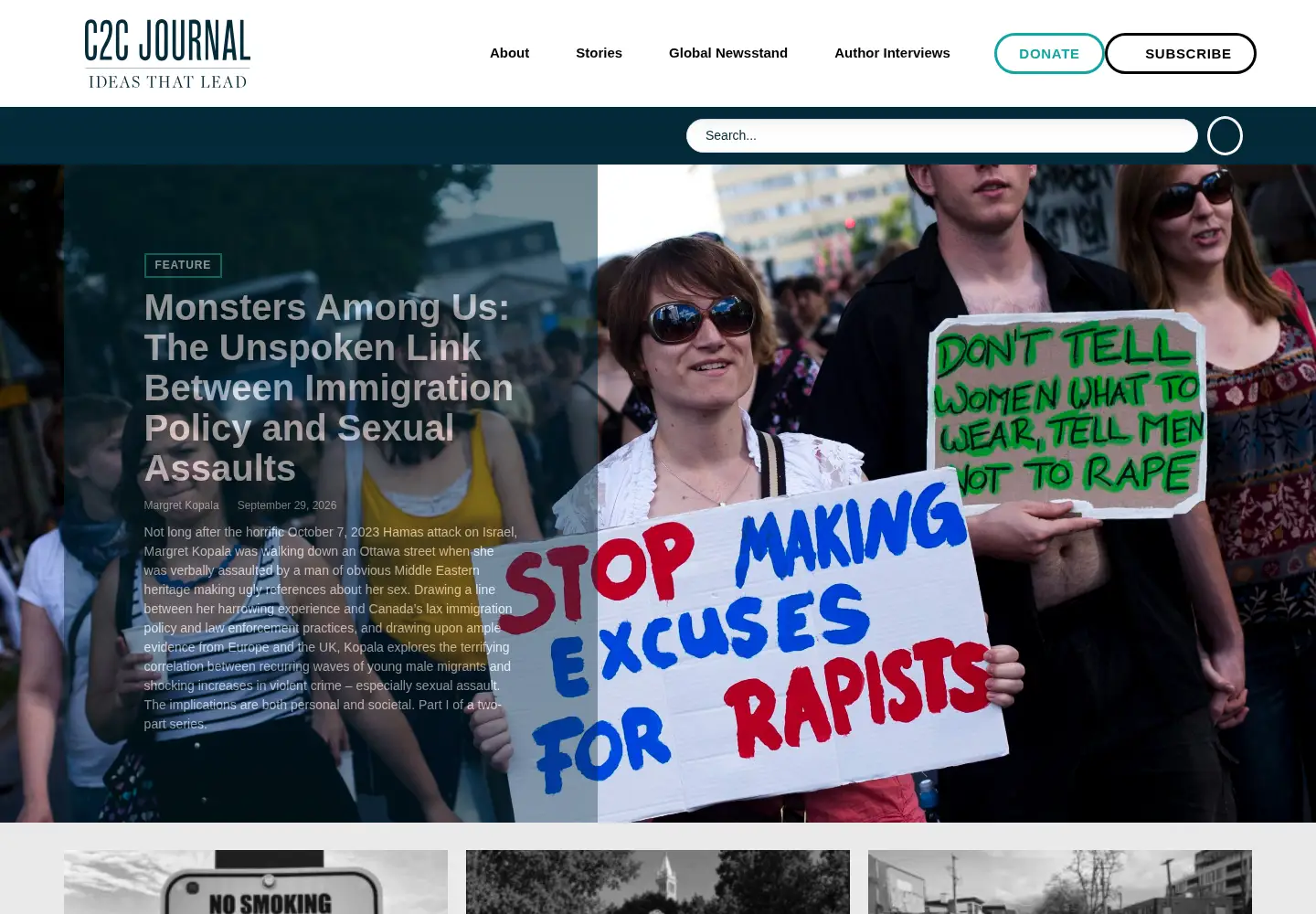 Screenshot of c2cjournal.ca