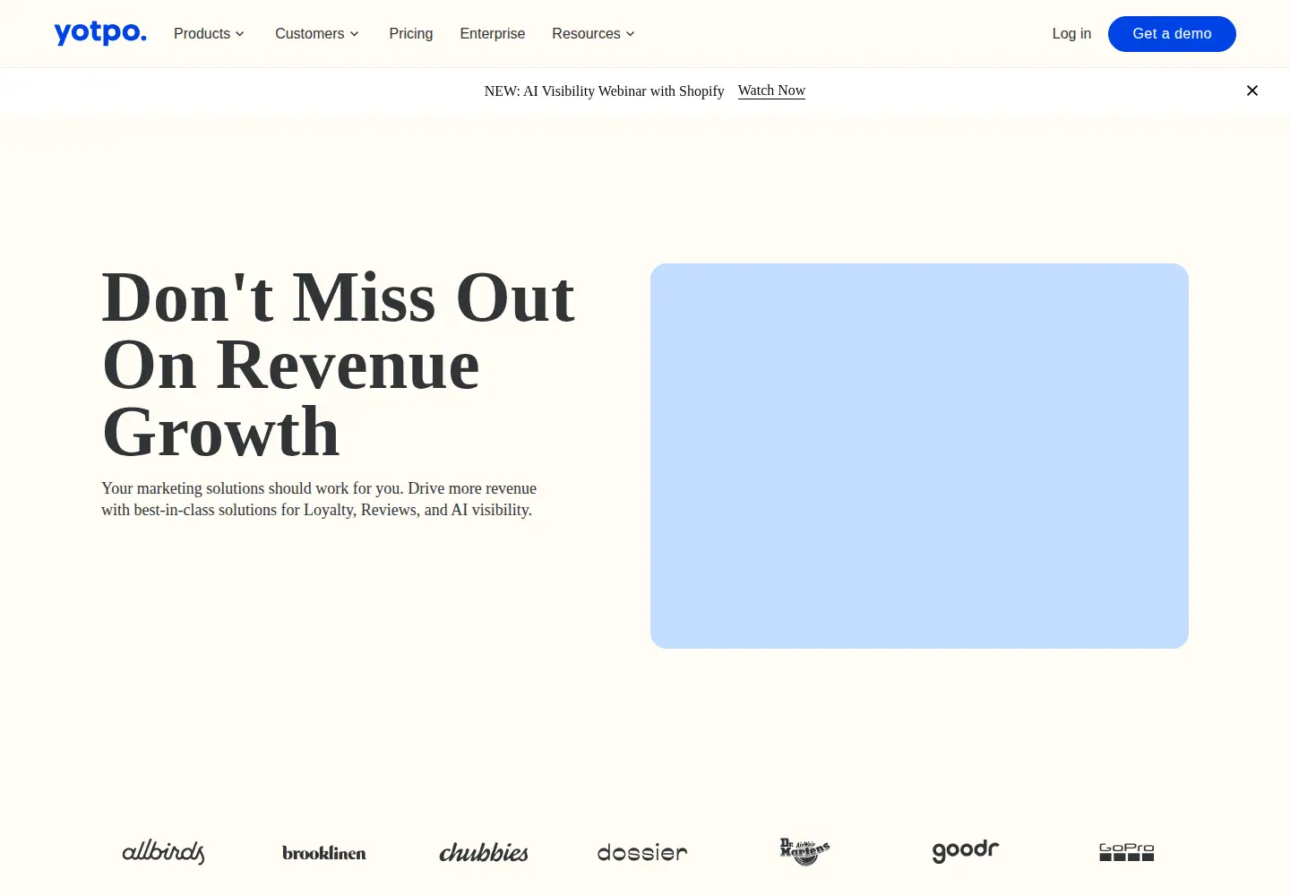 Screenshot of yotpo.com