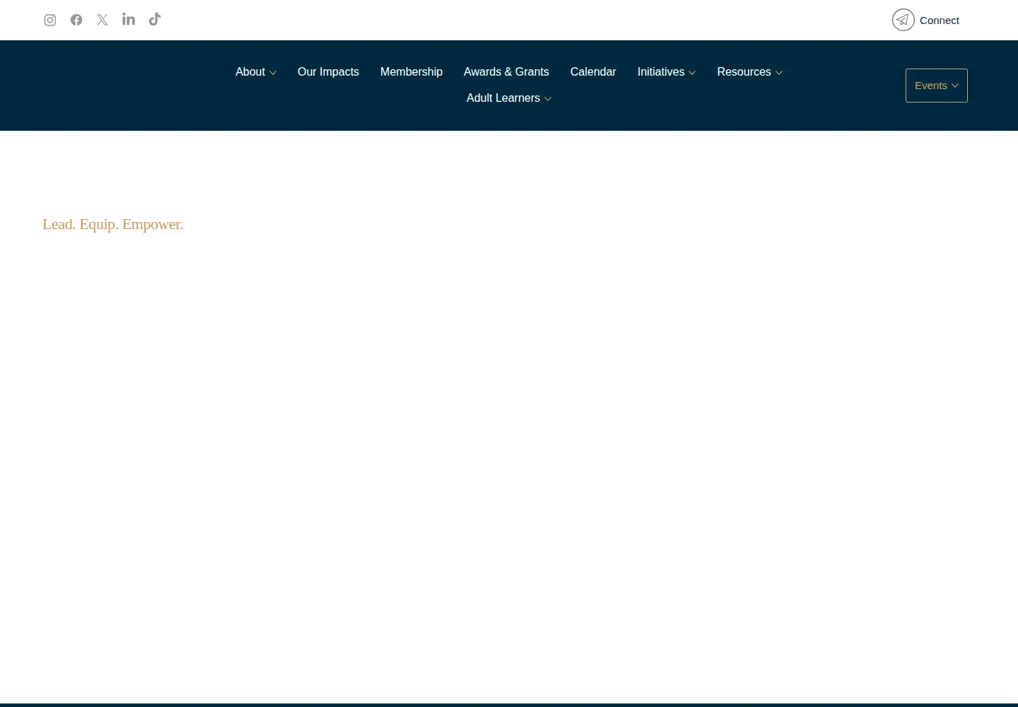 Screenshot of coabe.org