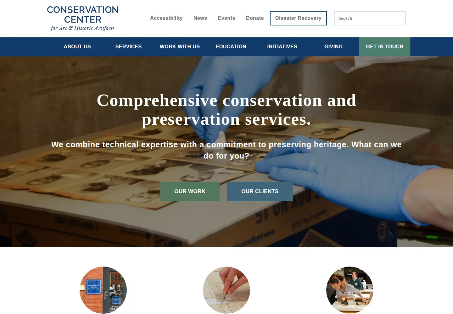 Screenshot of ccaha.org