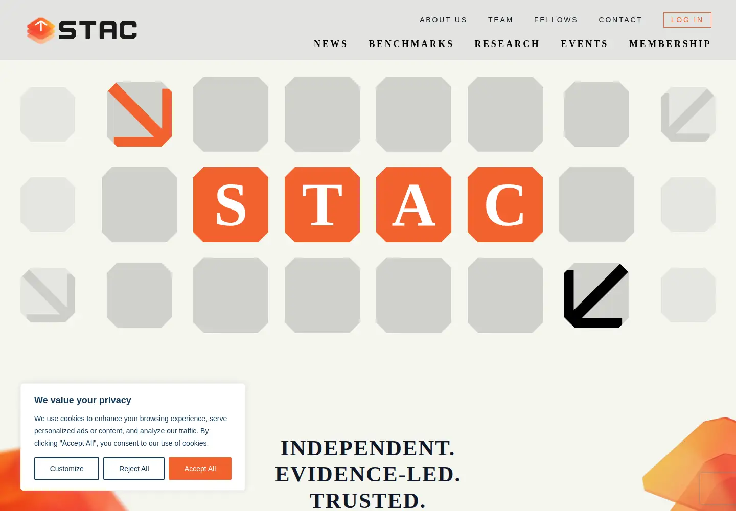 Screenshot of stacresearch.com