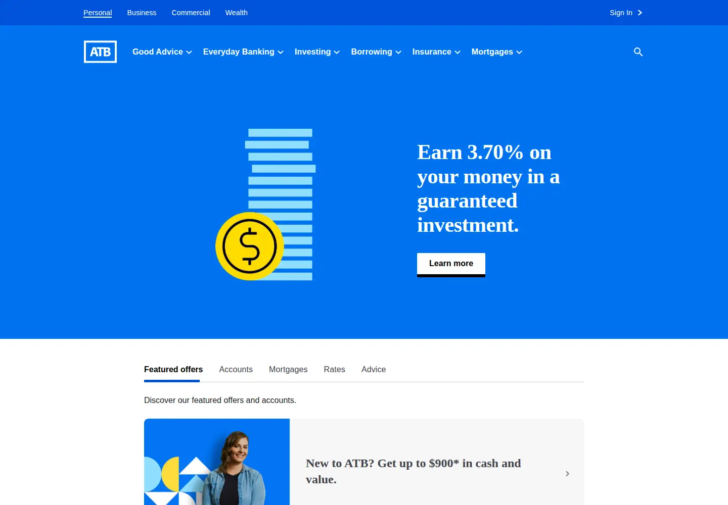 Screenshot of atb.com