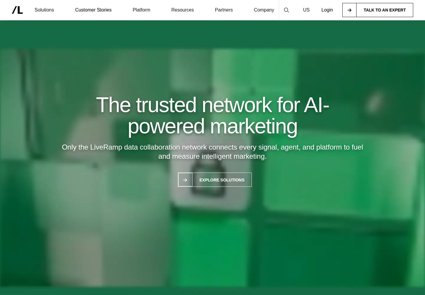 Screenshot of liveramp.com