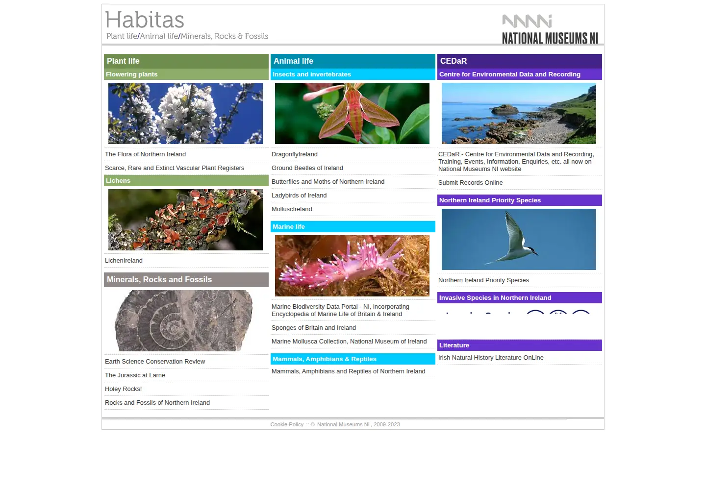 Screenshot of habitas.org.uk