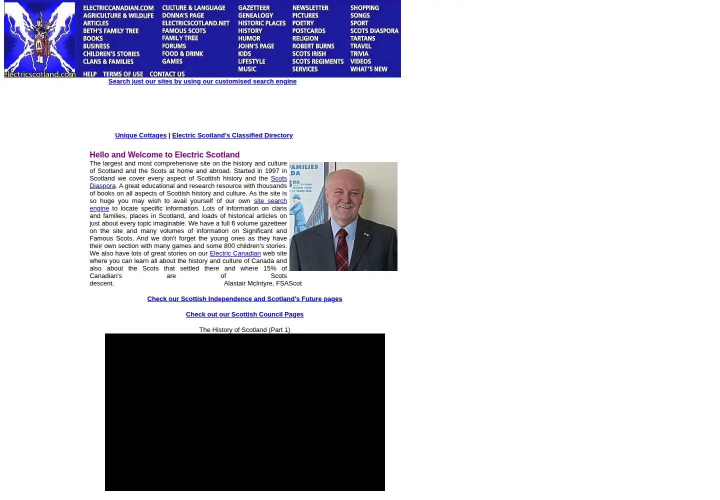 Screenshot of electricscotland.com