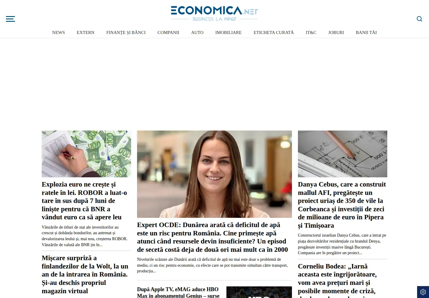 Screenshot of economica.net