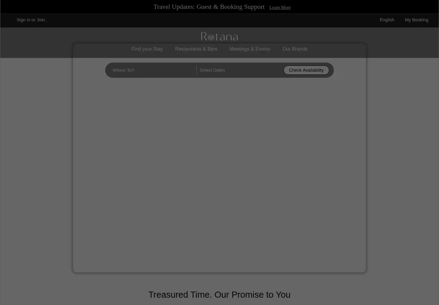 Screenshot of rotana.com