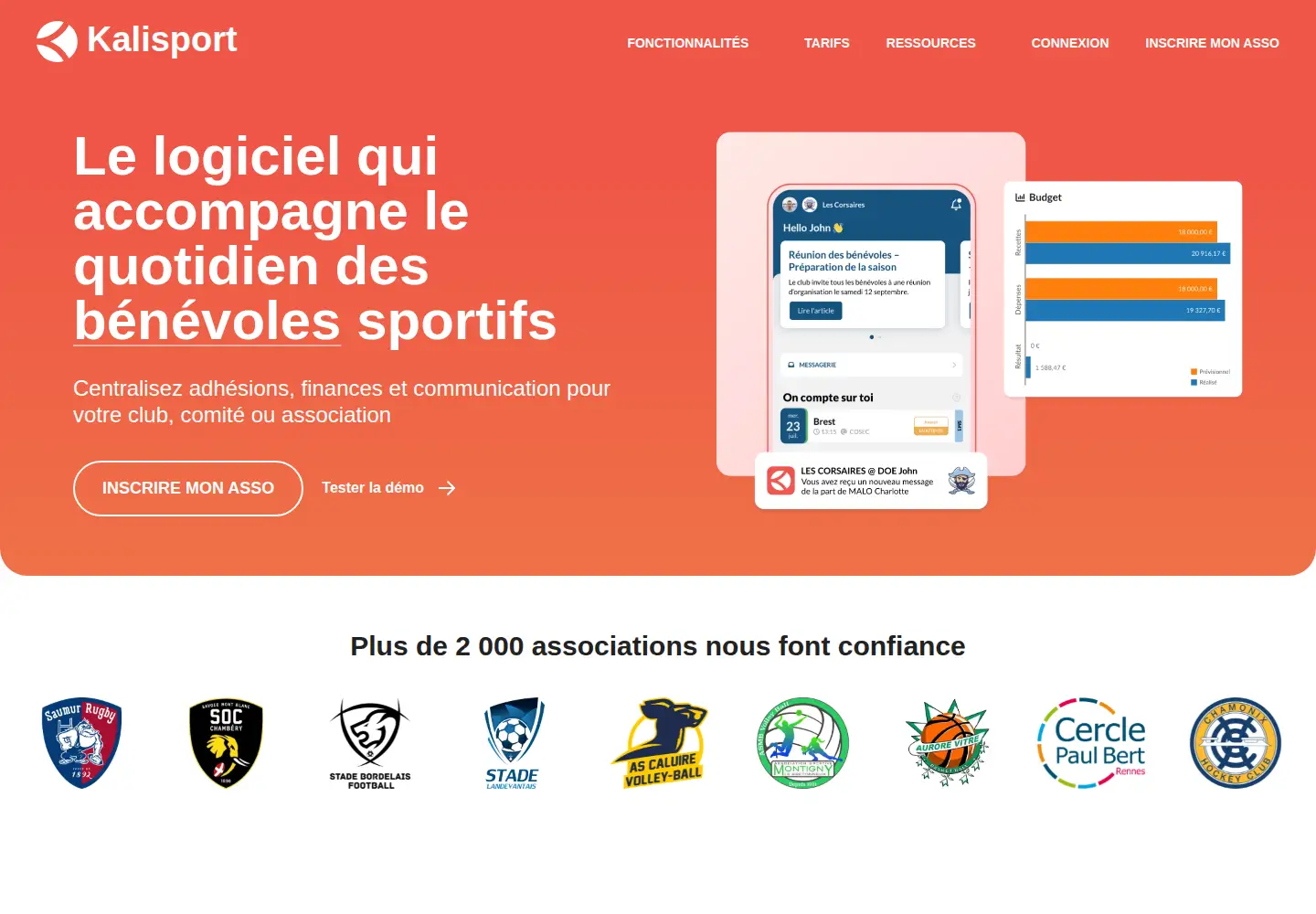 Captured homepage of kalisport.com in the current scan