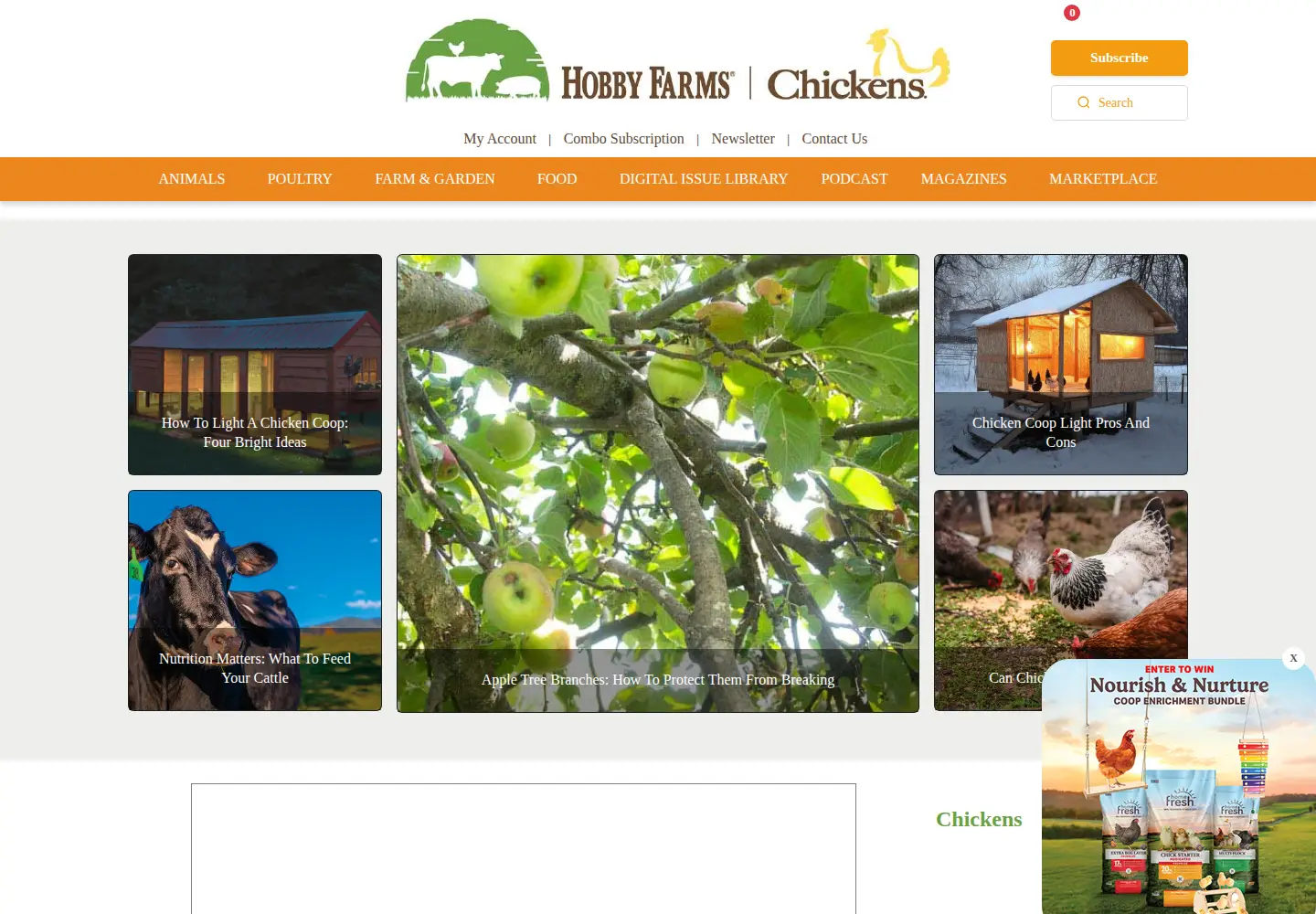 Screenshot of hobbyfarms.com