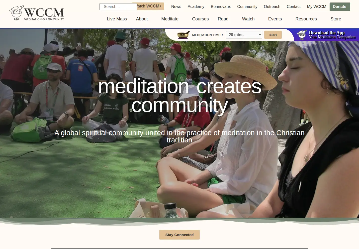Screenshot of wccm.org
