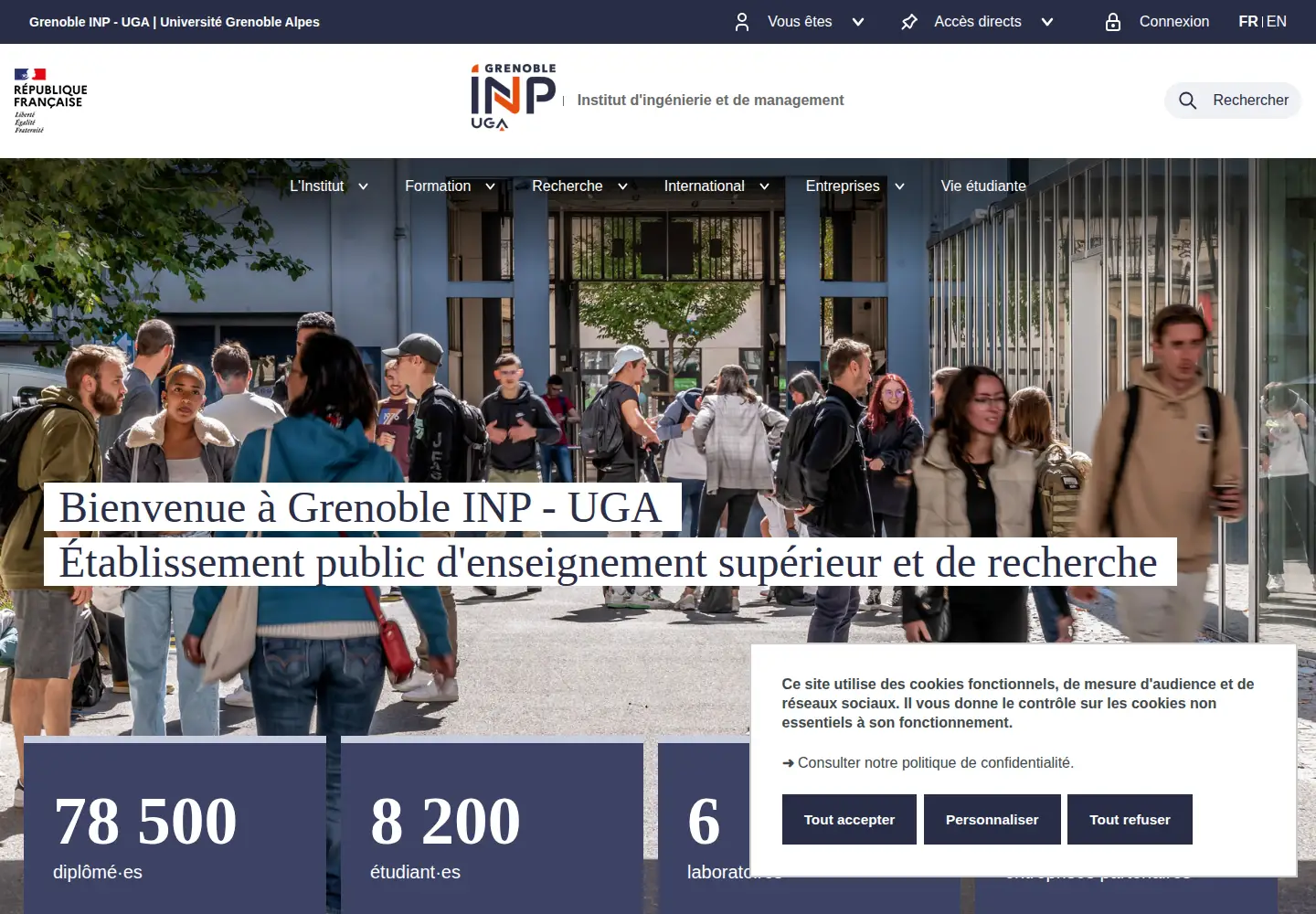 Screenshot of inpg.fr