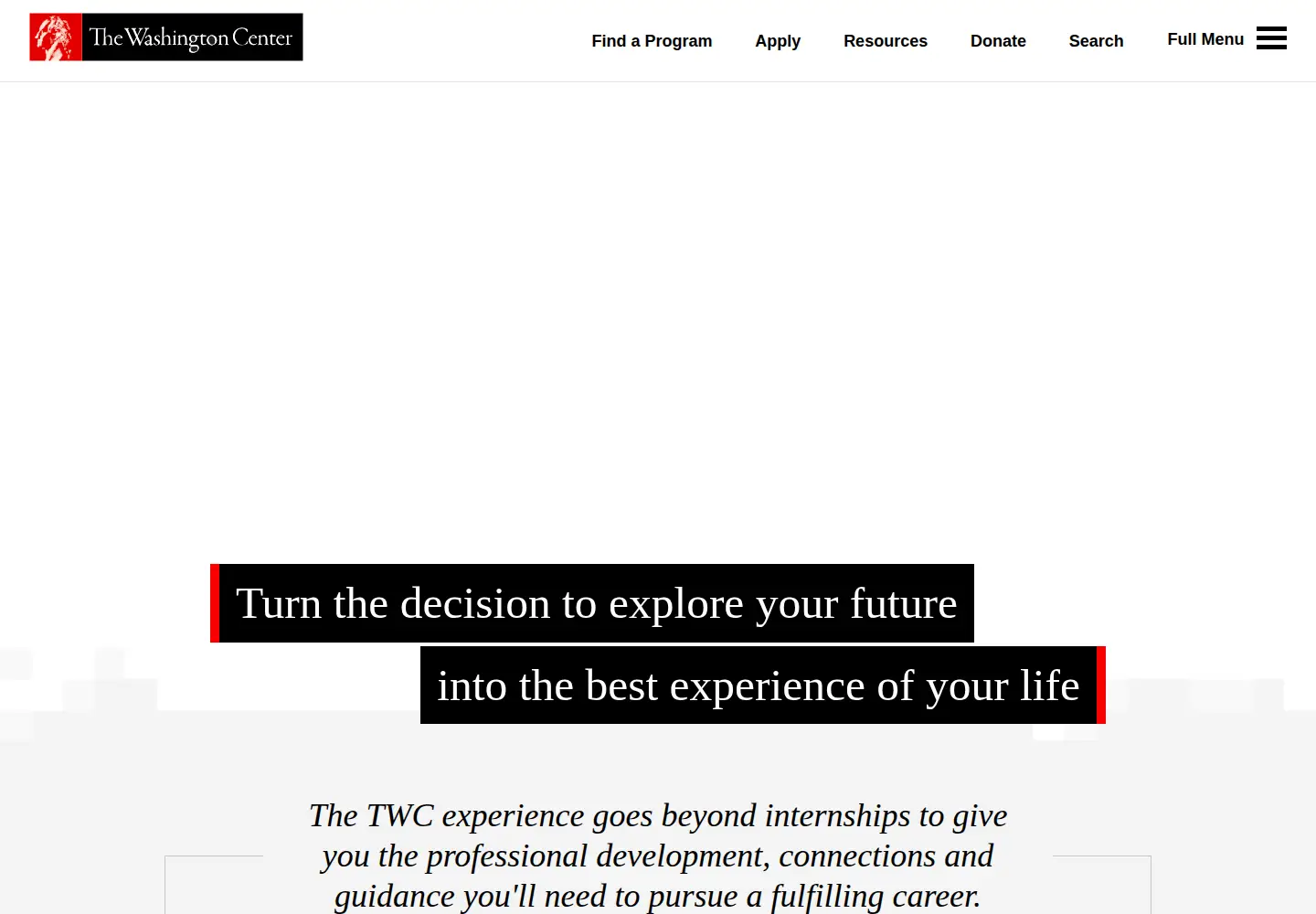 Screenshot of twc.edu