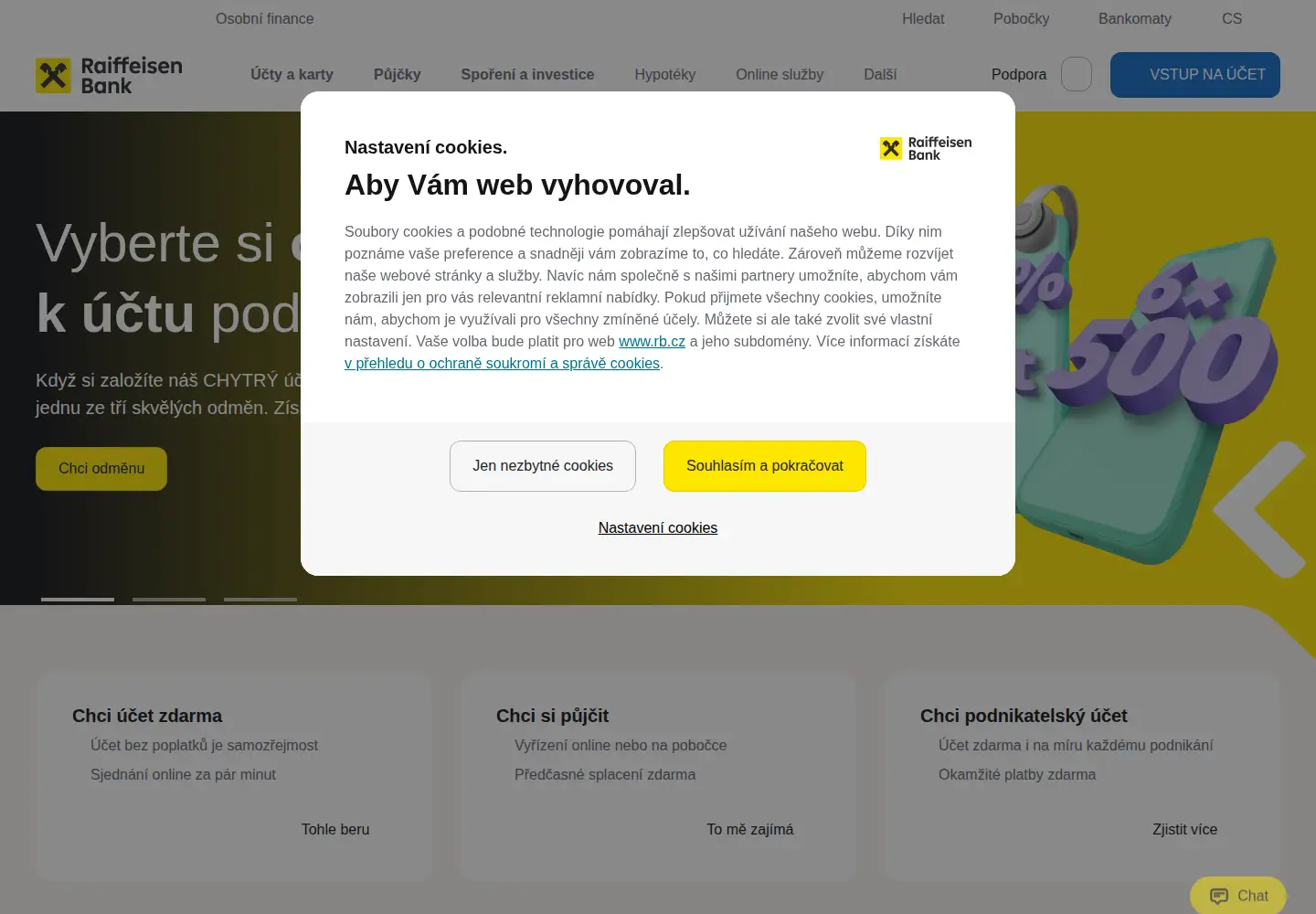 Screenshot of rb.cz