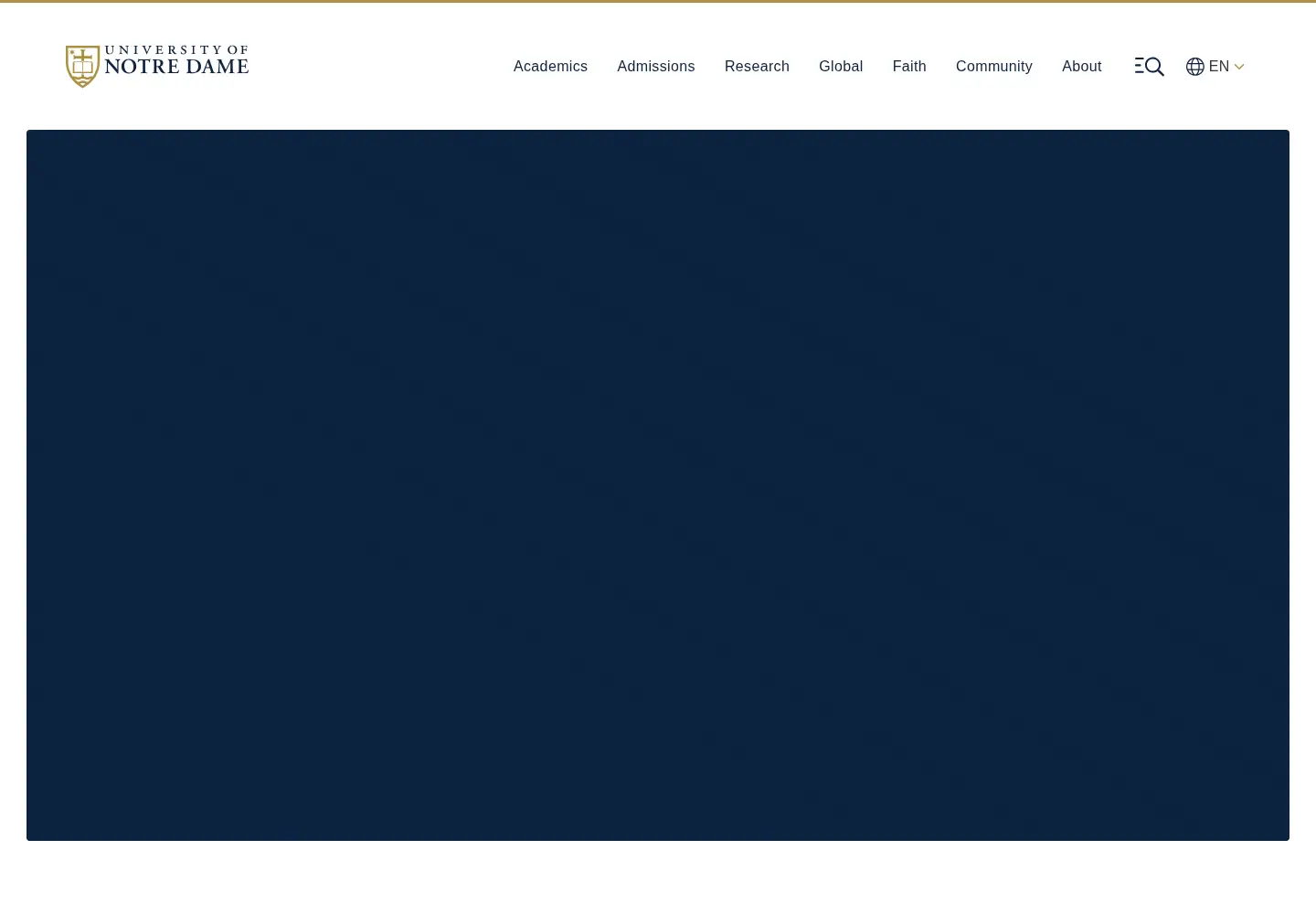 Screenshot of nd.edu