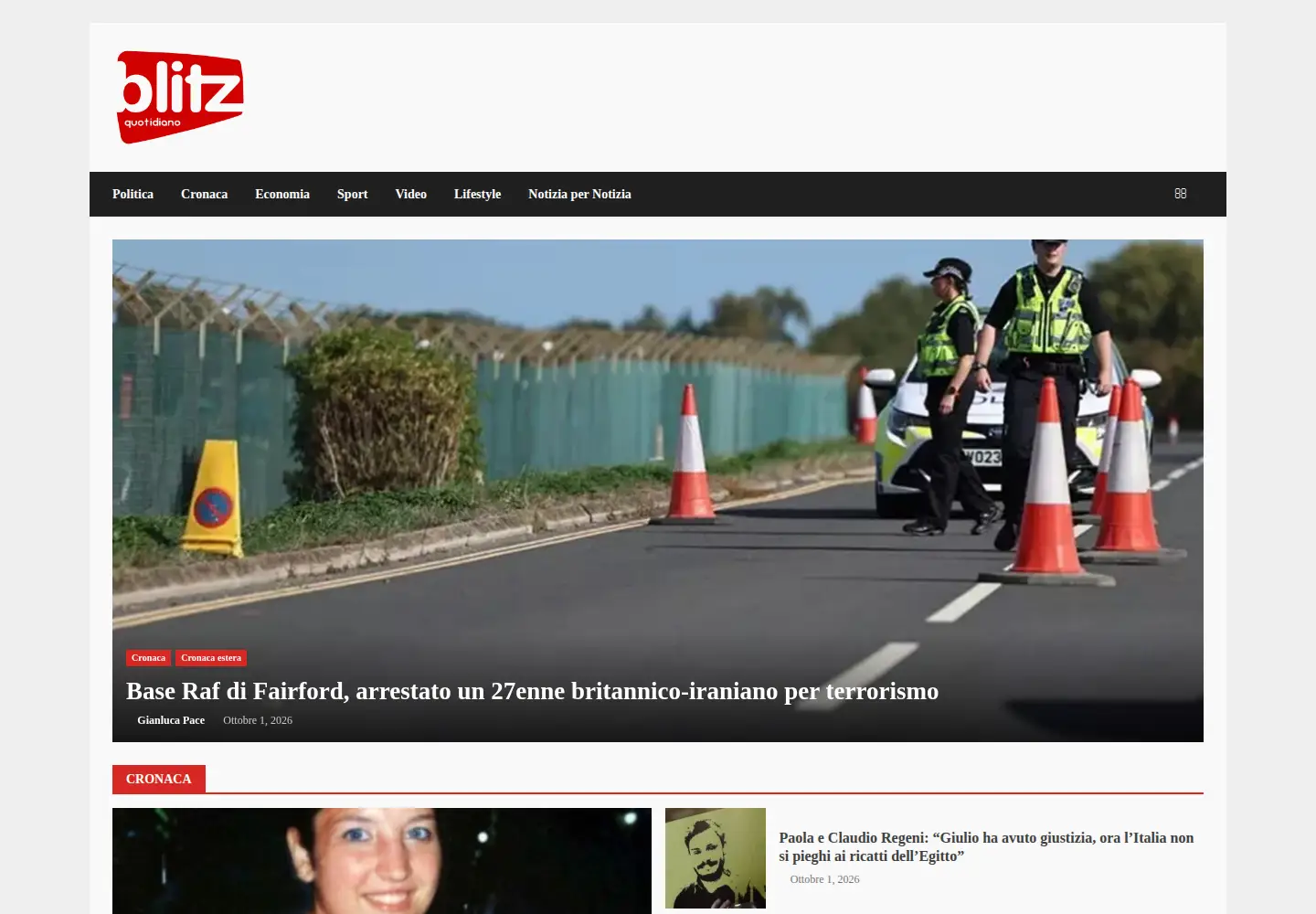 Screenshot of blitzquotidiano.it
