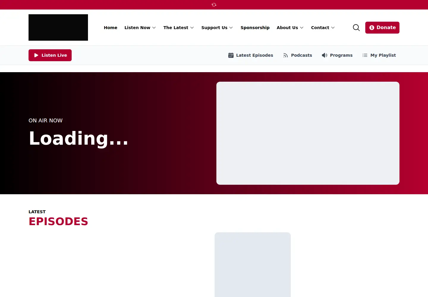 Screenshot of eastsidefm.org