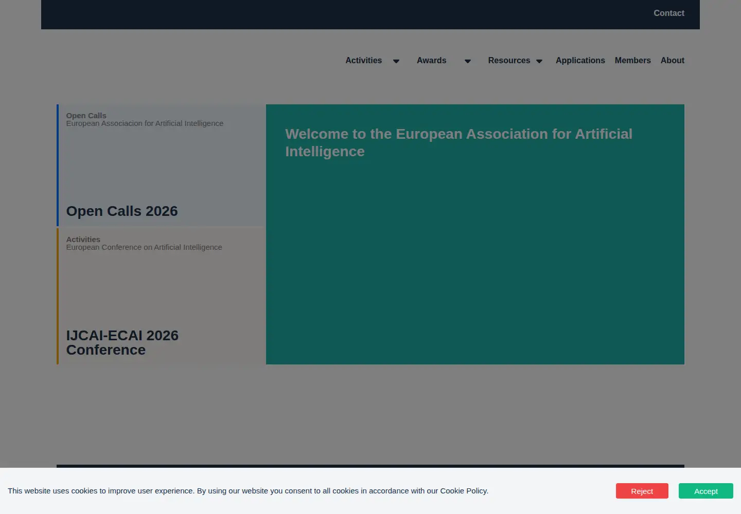 Screenshot of eurai.org