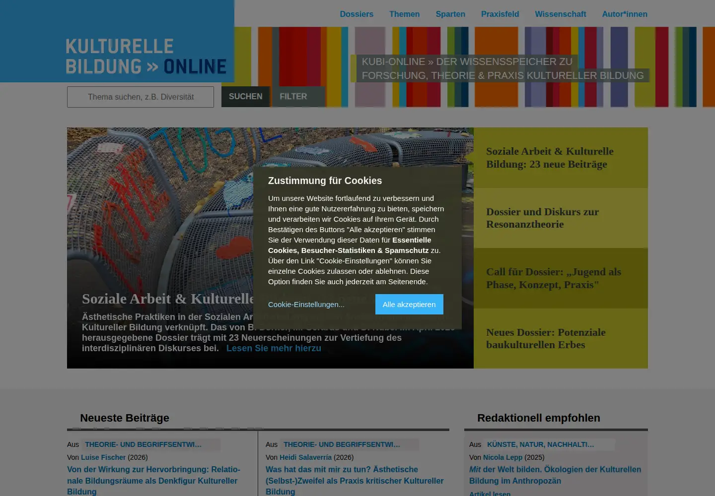 Screenshot of kubi-online.de