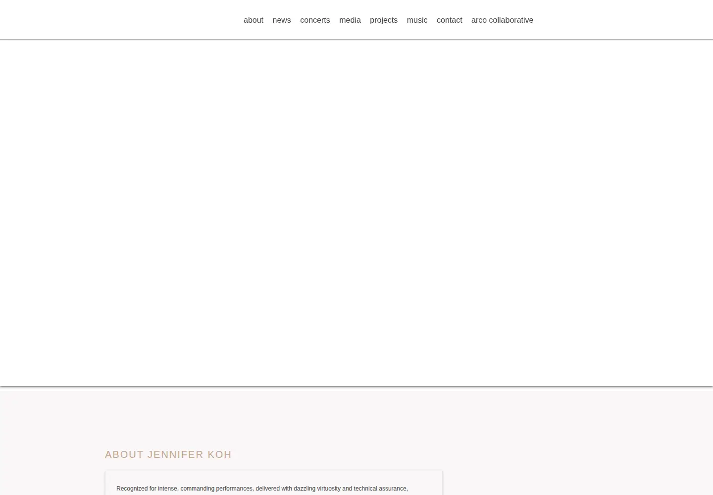 Screenshot of jenniferkoh.com