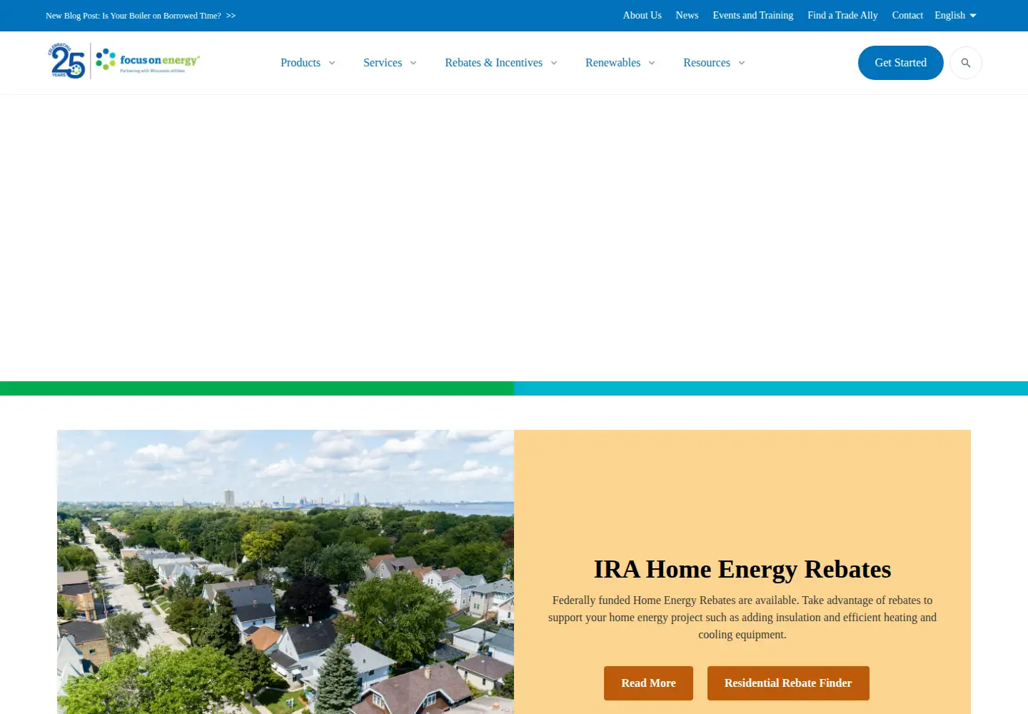 Screenshot of focusonenergy.com
