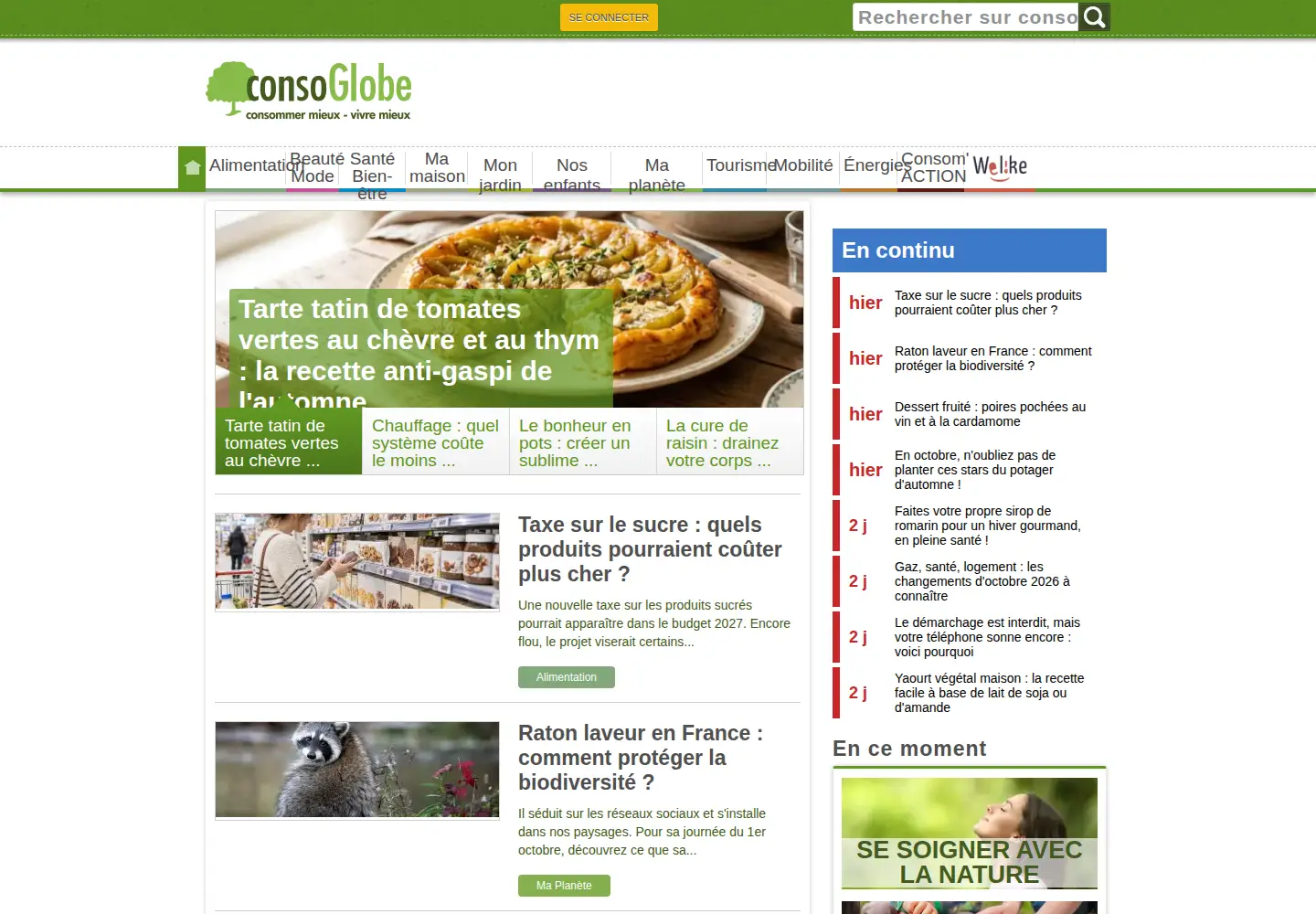 Screenshot of consoglobe.com
