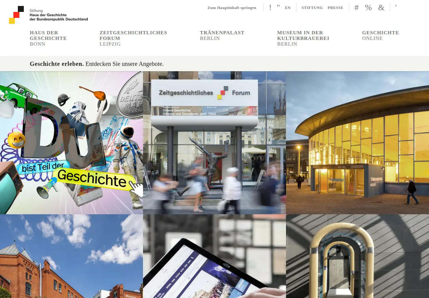 Screenshot of hdg.de