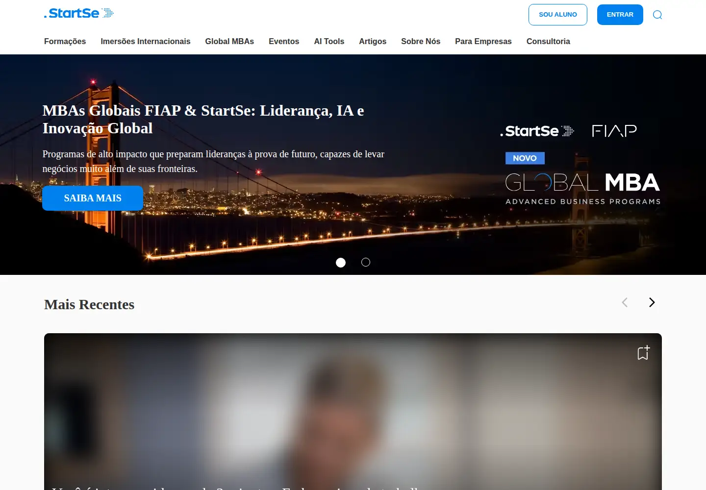 Screenshot of startse.com