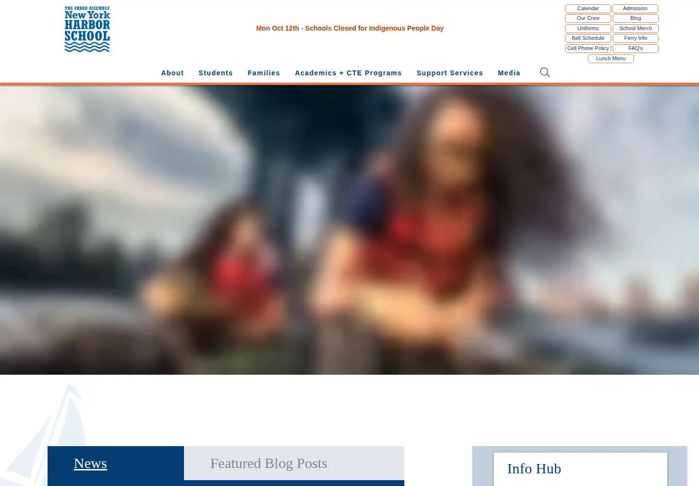 Screenshot of newyorkharborschool.org