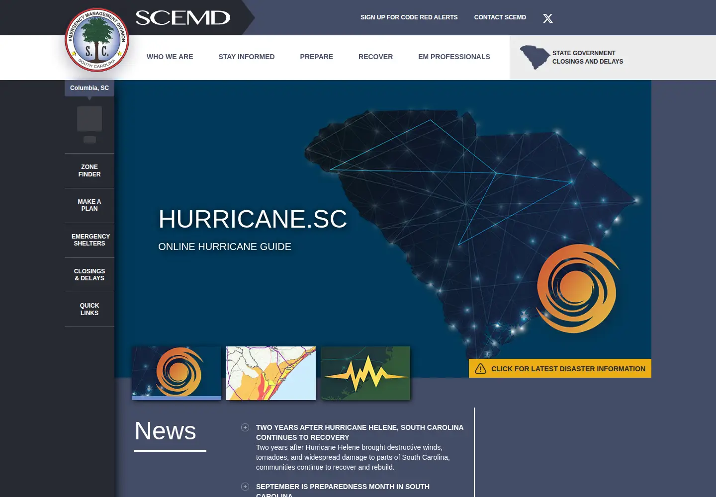 Screenshot of scemd.org