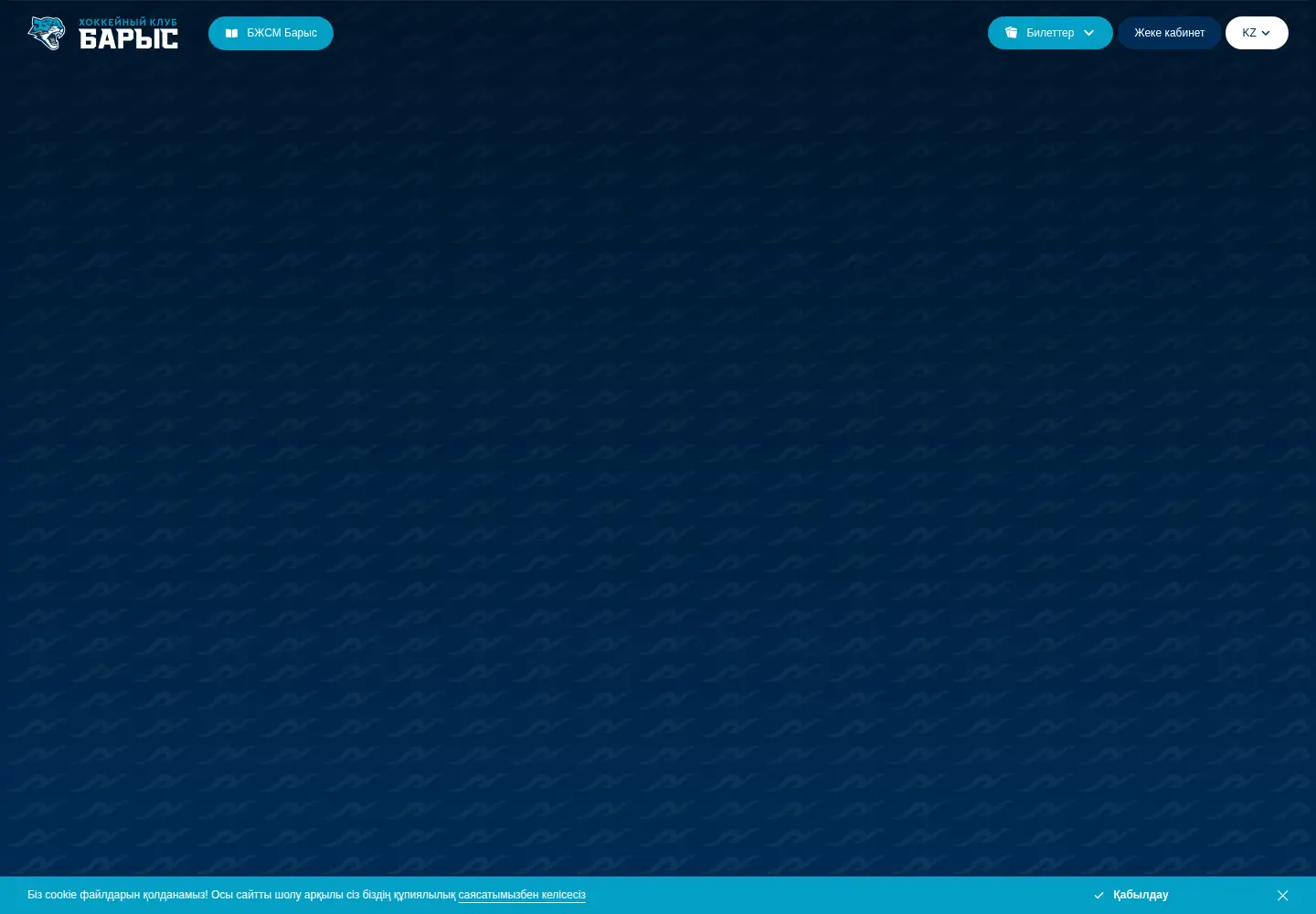 Screenshot of hcbarys.kz