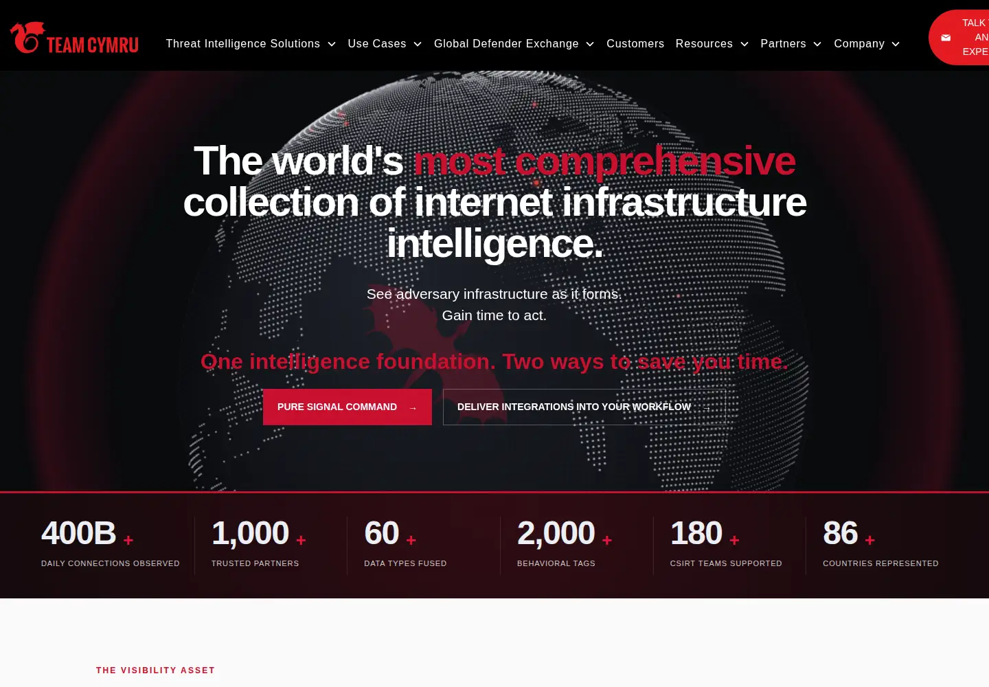 Screenshot of cymru.com