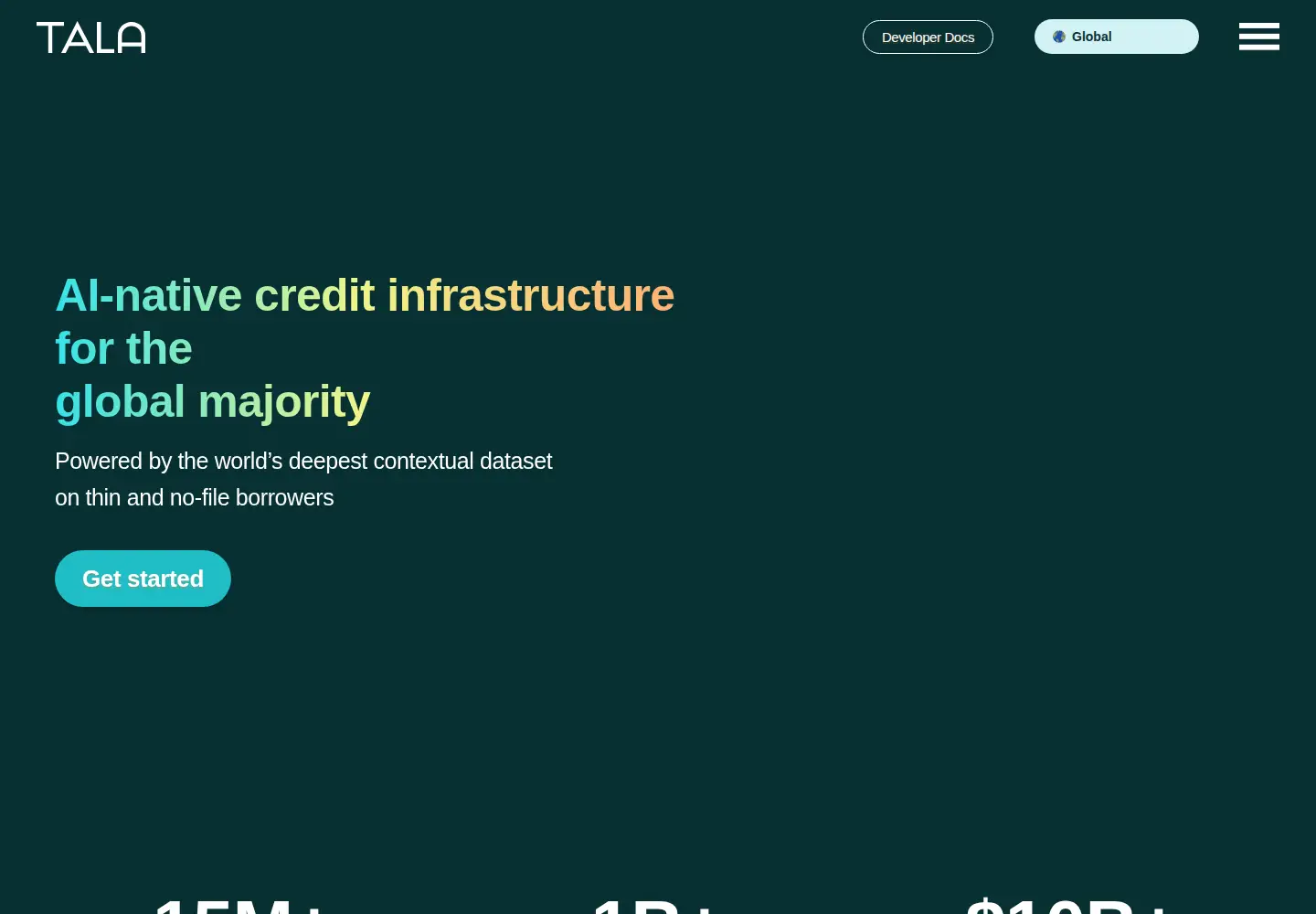Screenshot of tala.co