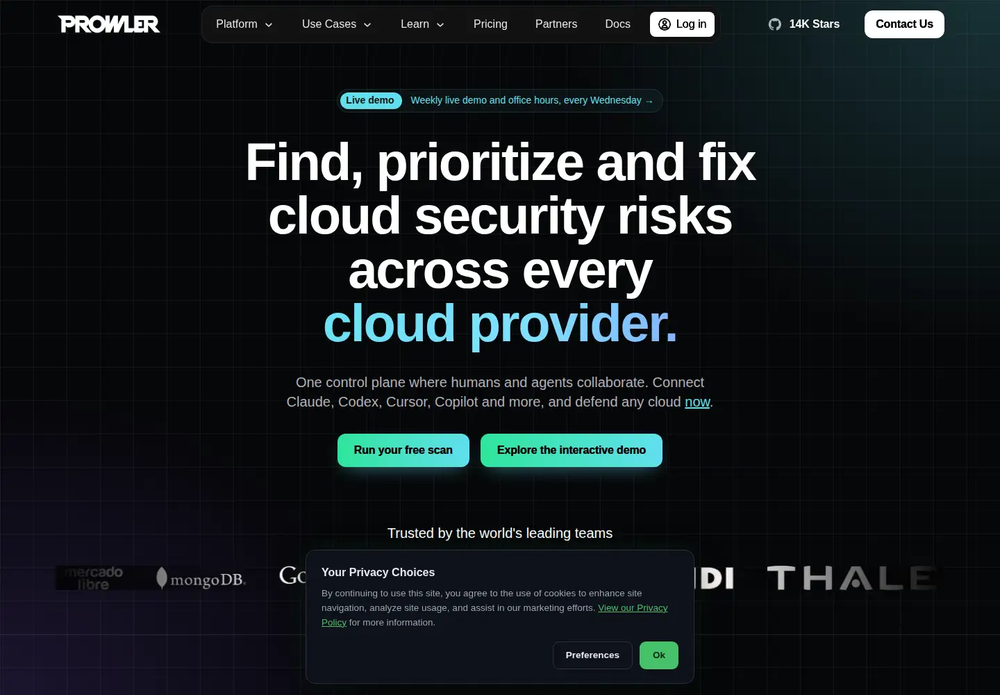 Screenshot of prowler.com