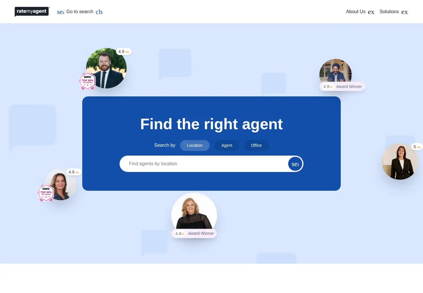 Screenshot of ratemyagent.com.au