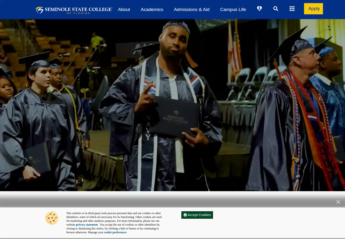 Screenshot of seminolestate.edu
