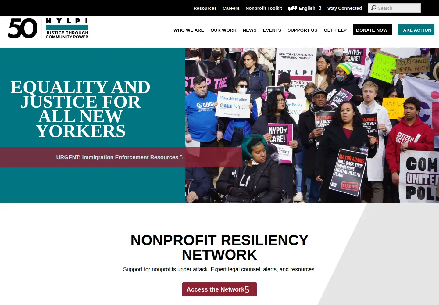 Screenshot of nylpi.org
