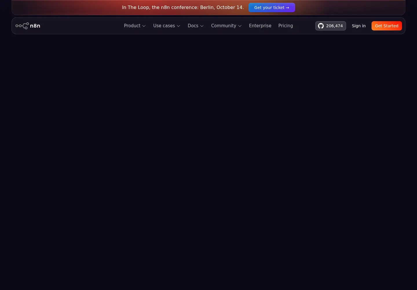 Screenshot of n8n.cloud