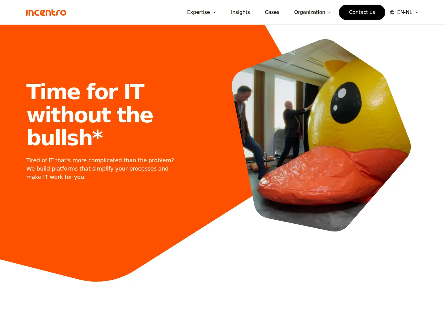 Screenshot of incentro.com