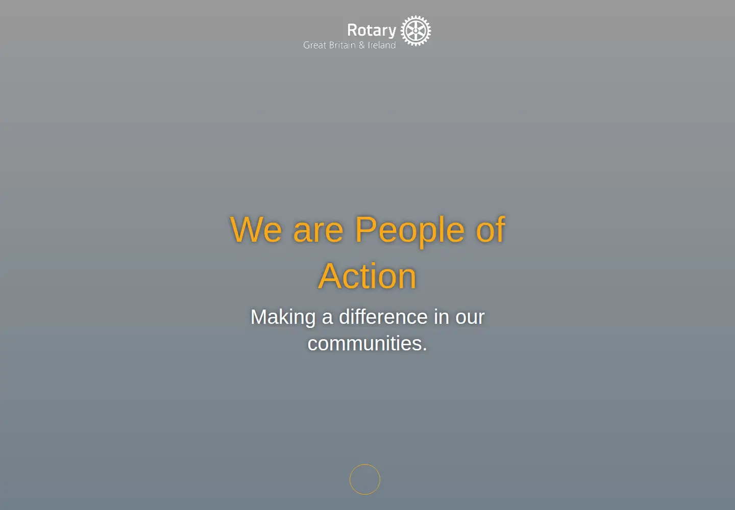 Screenshot of rotarygbi.org