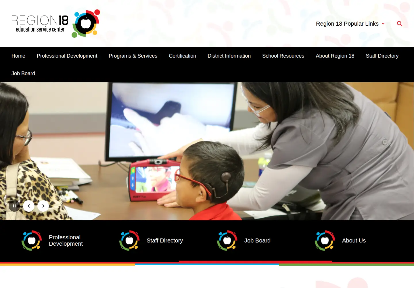 Screenshot of esc18.net