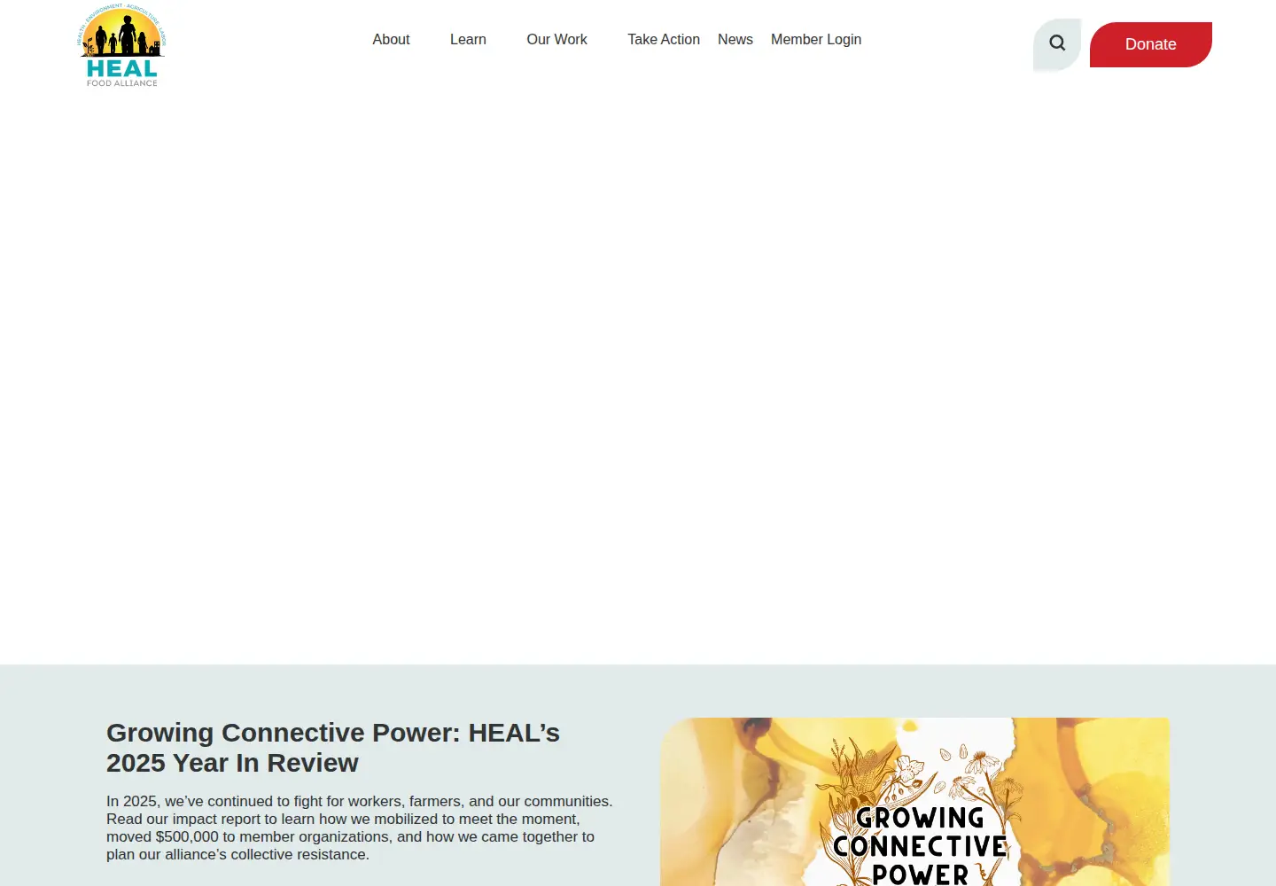 Screenshot of healfoodalliance.org