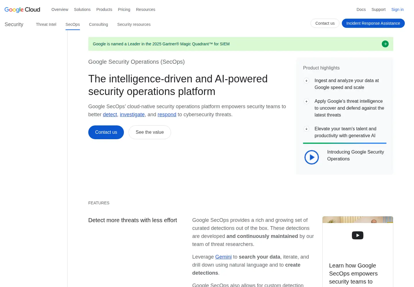 Screenshot of siemplify.co